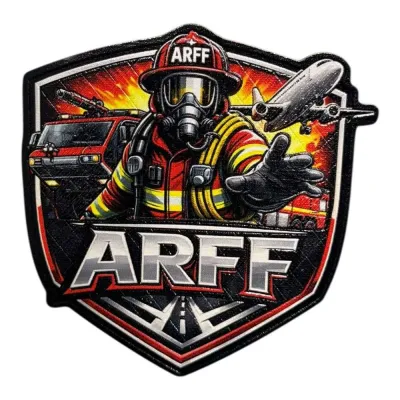 ARFF Havalimanı İtfaiye Personeli Patch Peç