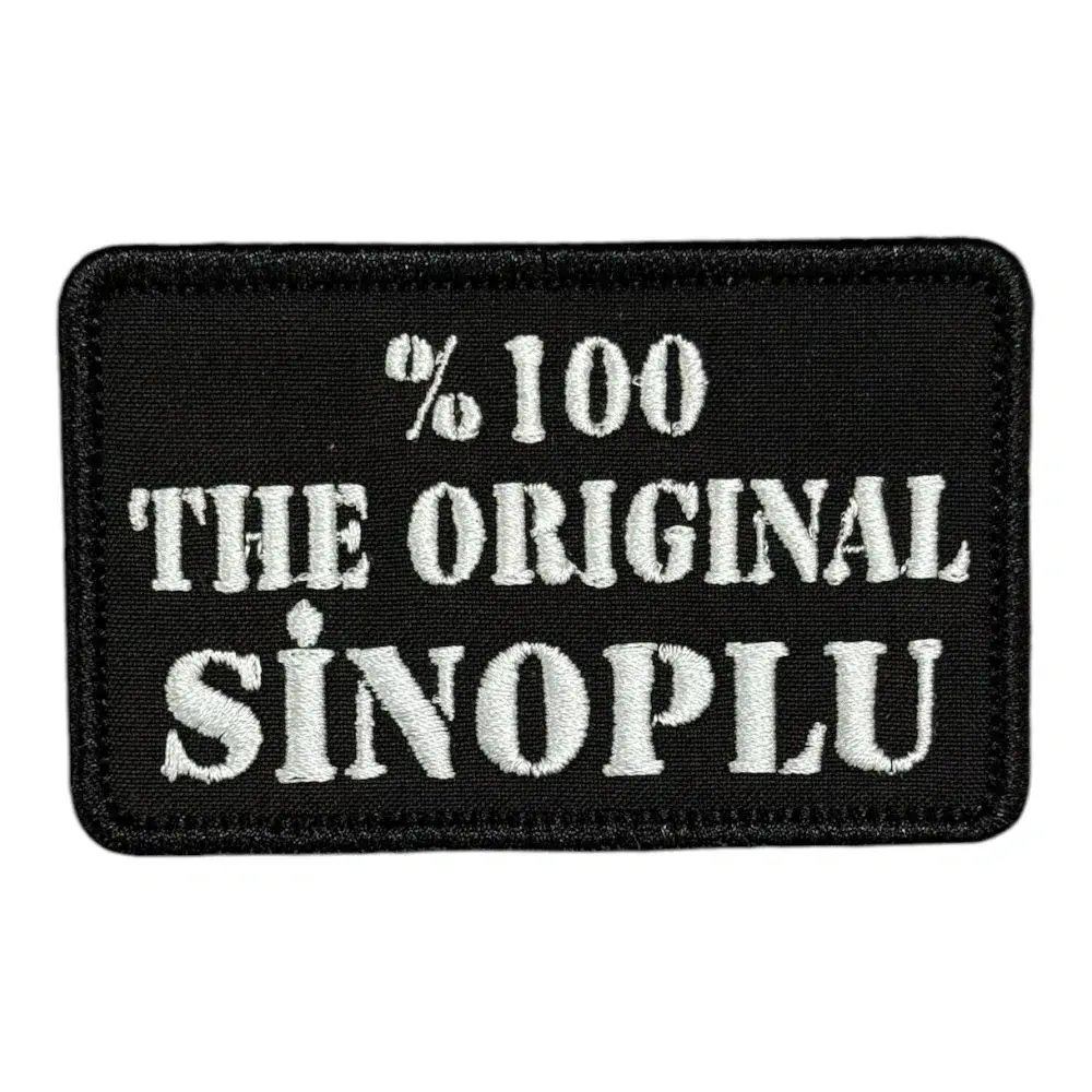 the original sinoplu yazili nakis pec patch
