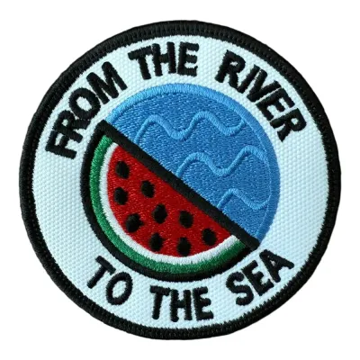 From The River To The Sea Nakış Patch Peç