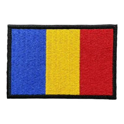 Romanya Bayrağı Nakış Patch Peç
