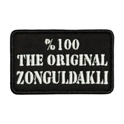 The Original Zonguldaklı Yazılı Nakış Peç Patch