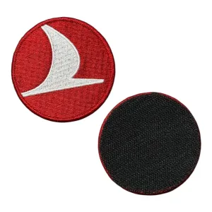 turk hava yollari thy logolu nakis pec patch cirtli
