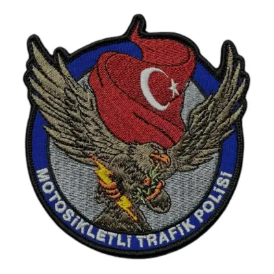 Motosikletli Trafik Polisi Peç Patch
