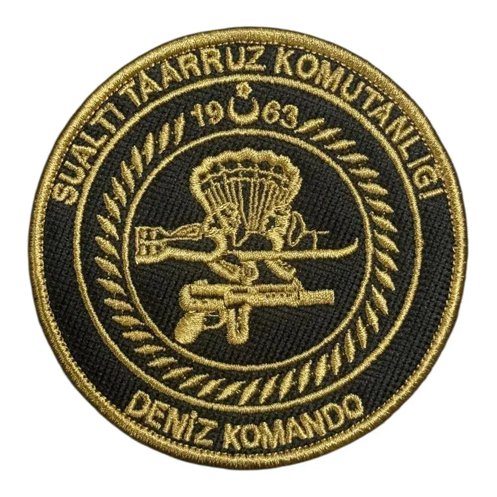 tan rengi sat deniz komando nakis patch pec