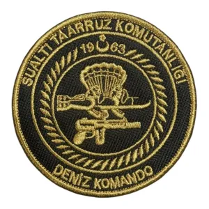 tan rengi sat deniz komando nakis patch pec