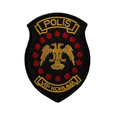 Polis Vip Koruma Nakış Peç Patch