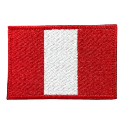 Peru Bayrağı Nakış Patch Peç
