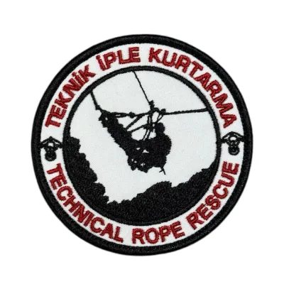 Teknik İple Kurtarma Nakış Peç Patch
