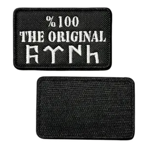 the original turk yazili nakis pec patch cirtli