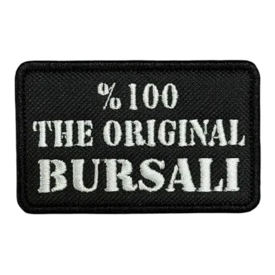 The Original Bursalı Yazılı Nakış Peç Patch
