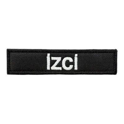 Siyah Zemin İzci Yazılı Nakış Patch