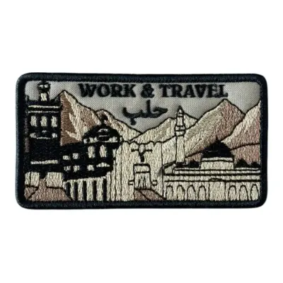 Work And Travel Halep Nakış Patch Peç