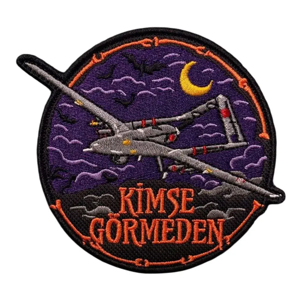 kimse gormeden siha nakis patch pec