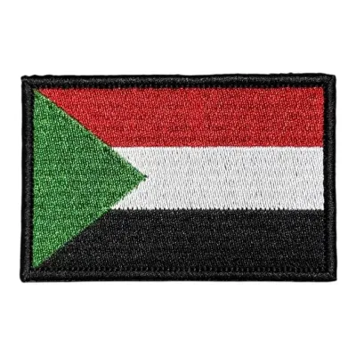Sudan Bayrağı Nakış Patch Peç