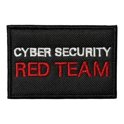 Cyber Security Red Team Nakış Patch Peç