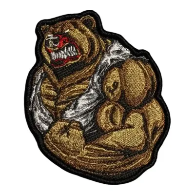 Ayı Gibi Nakış Peç Patch