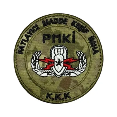 Patlayıcı Madde Keşif İmha PMKİ Nakış Peç Patch