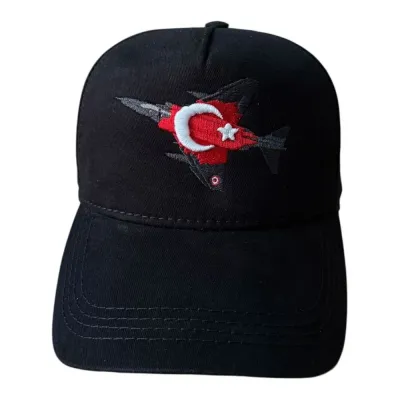 Siyah Renk Baba Fantom 50. Yıl Şapkası