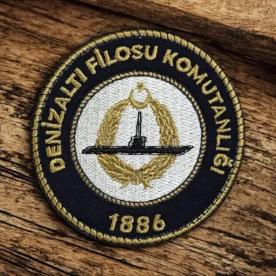 Denizaltı Filosu Komutanlığı Nakış Peç Patch