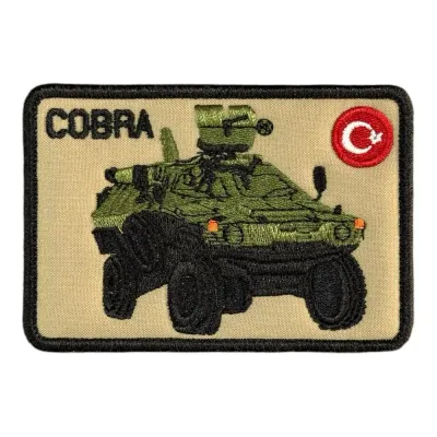 Cobra Zırhlı Askeri Araç Nakış Patch Arma