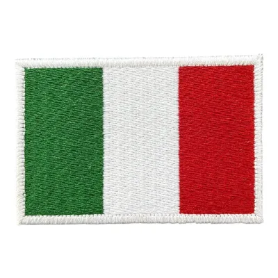 İtalya Bayrağı Nakış Patch Peç