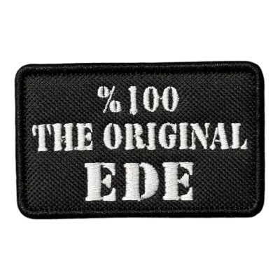 The Original Ede Yazılı Nakış Peç Patch