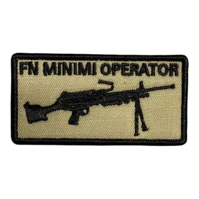 FN Minimi Operator Patch Nakış Peç
