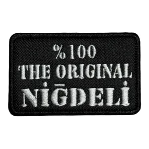 the original nigdeli yazili nakis pec patch