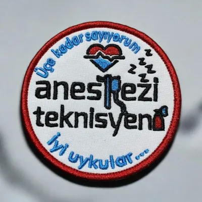 Anestezi Teknisyeni Peçi Arması Nakış