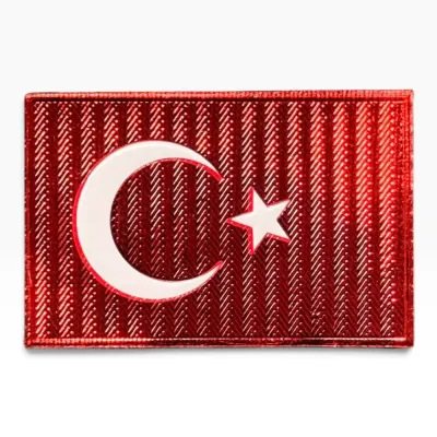 Türk Bayrağı Patch Peç 6x4 cm