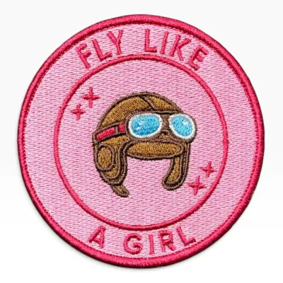 Fly Like A Girl Patch Peç