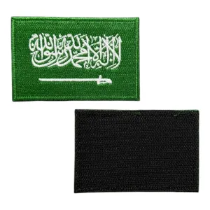 suudi arabistan bayragi nakis pec patch cirtli