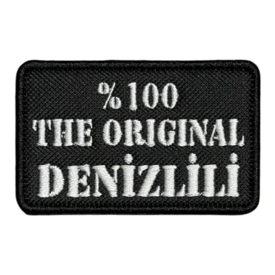The Original Denizlili Yazılı Nakış Peç Patch