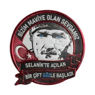 Maviye Olan Sevdamız Atatürk'le Başladı 8 cm