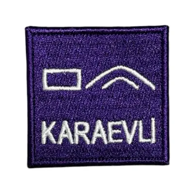 Karaevli Türk Oğuz Boyu Tamgası Peç Patch