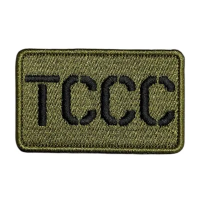 Tactical Combat Casualty Care Nakış Patch Peç