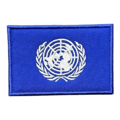 Birleşmiş Milletler Bayrağı Nakış Peç Patch