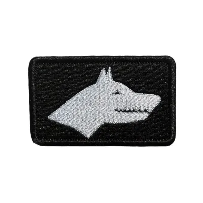 Siyah Zemin Göktürk Bayrağı Patch Arma