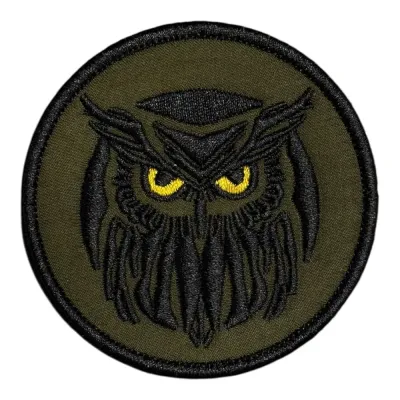 Gözcü Avcı Taktik Baykuş Nakış Patch Peç