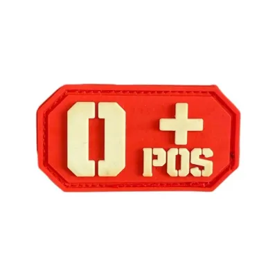 Kırmızı Zemin PVC 0 Pozitif Kan Grubu Peç