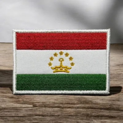 Tacikistan Bayrağı Nakış Patch