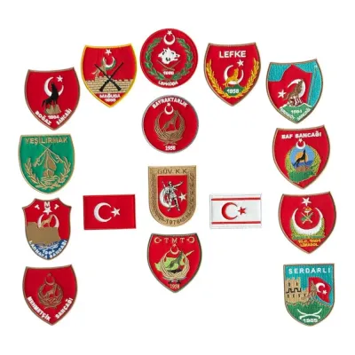 Kıbrıs Milli Mücadele Peç Patch Seti
