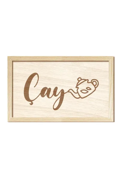 Çay Ahşap Duvar Dekorasyonu