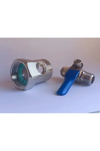 Su Arıtma Cihazın 3/4" Hat Alma Aparatı ve Mini Küresel Vana