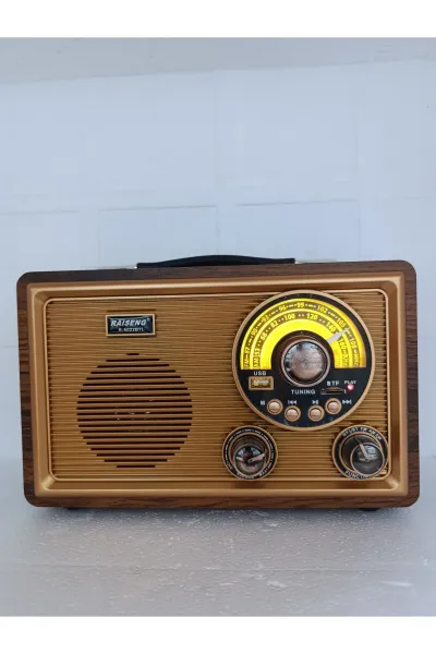 Speaker Fm Radyo Bluetooth Hoparlör Mp3 Çalar Usb Tf Aux Ses Bombası Kablosouz Hoparlör — Metalik
