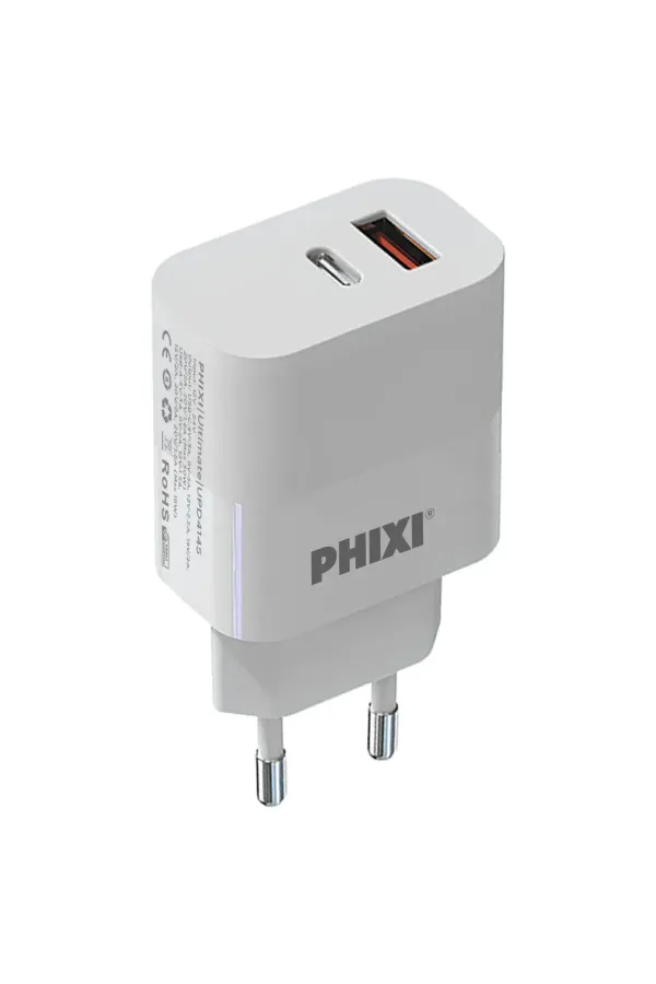 Ultimate UPD4145 45W Pd Çift Çıkışlı Hızlı Şarj Adaptörü