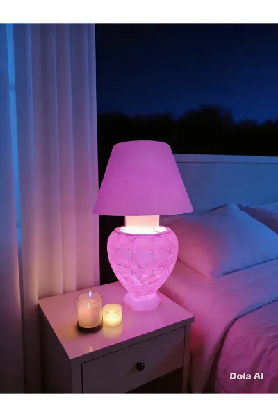 AYDINLARMA,ABAJUR,GECE LAMBASI