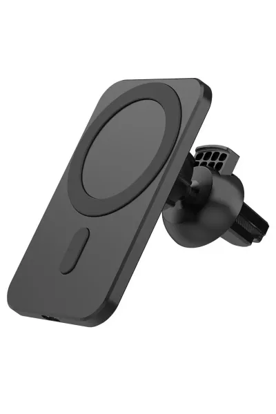 Kablosuz Şarj Aleti Magsafe Araç Içi Manyetik Şarj 15w peteklik girişli