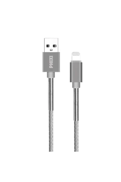 Force CB610L Metal Örgü 100 Cm Lightning USB Şarj ve Data Kablosu