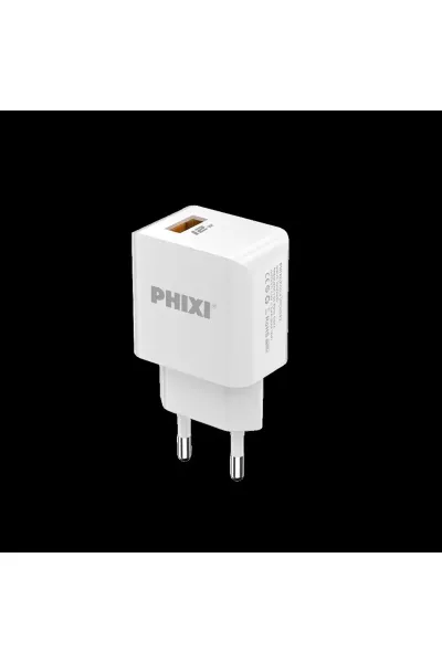 Qch243t Force Akım Korumalı 3.0a Type-c Usb Kablolu Şarj Cihazı